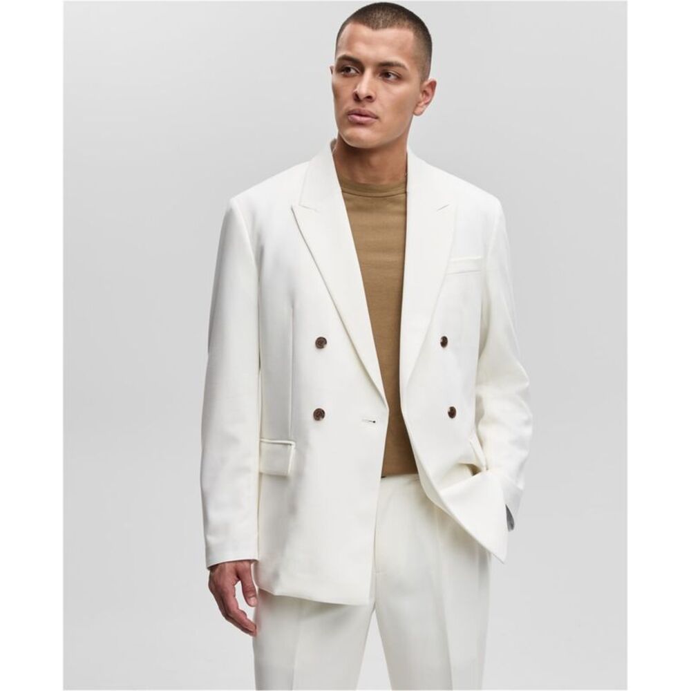 Mode Of One Mens Relaxed-Fit Double-Breasted Double Breasted Blazer Jacket, NWT